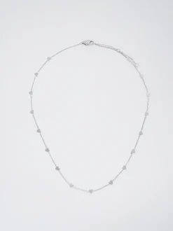 Stainless Steel Necklace With Hearts|Parfois Flash Sale