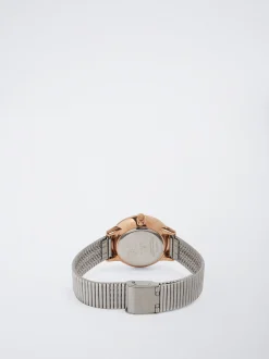 Stainless Steel Watch With Contrast Case|Parfois New