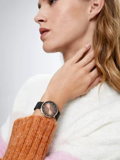 Stainless Steel Watch With Contrast Case|Parfois Flash Sale