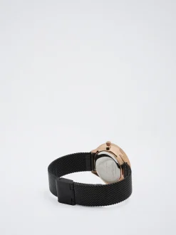 Stainless Steel Watch With Contrast Case|Parfois Flash Sale