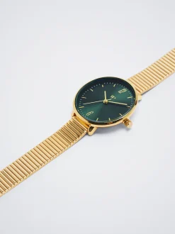 Stainless Steel Watch With Contrast Case|Parfois Best Sale