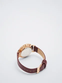 Stainless Steel Watch With Contrast Case|Parfois Flash Sale