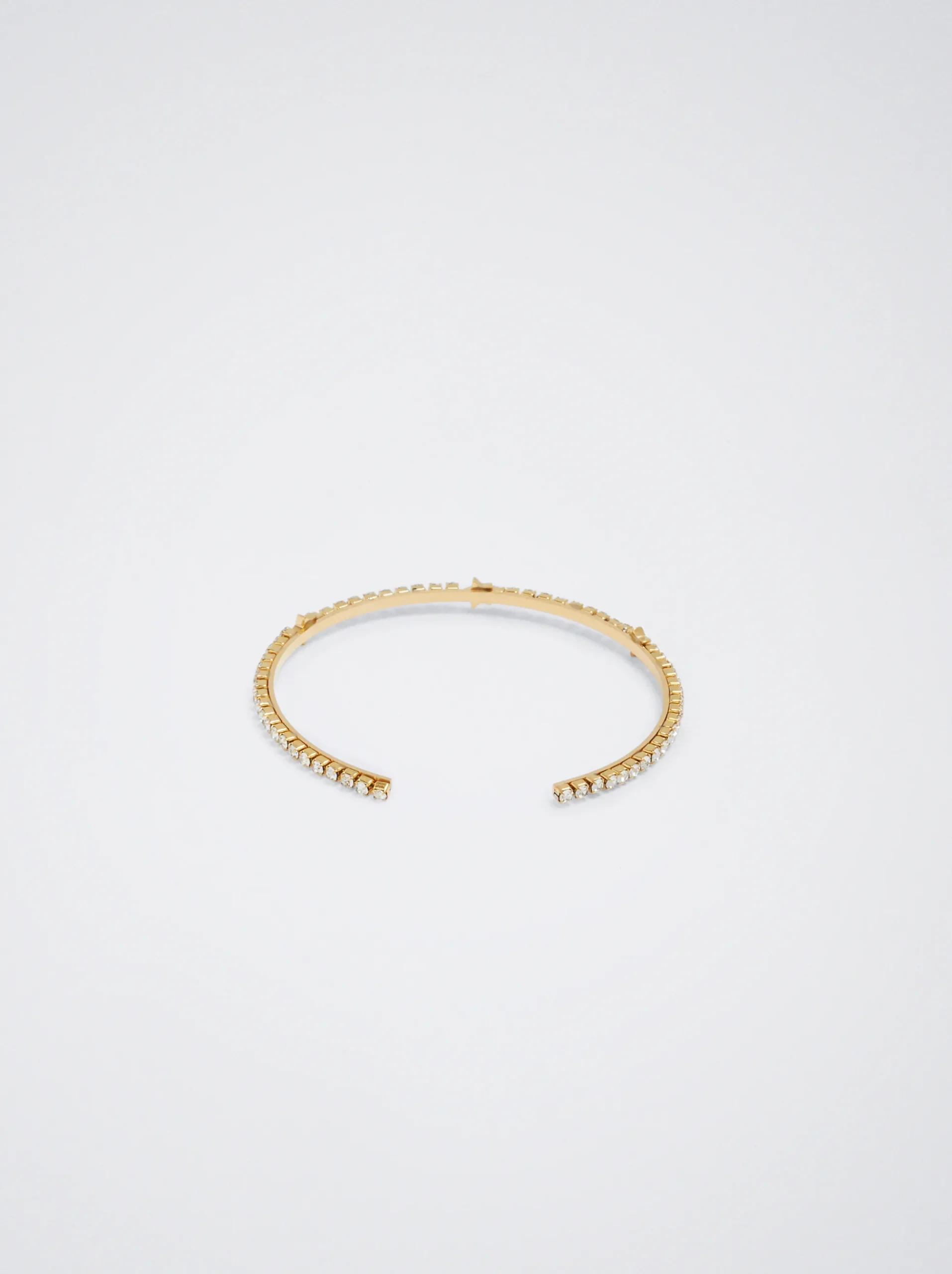 Steel Bracelet With Crystals|Parfois Shop