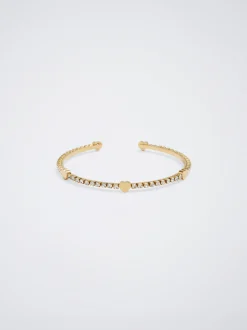 Steel Bracelet With Crystals|Parfois Online
