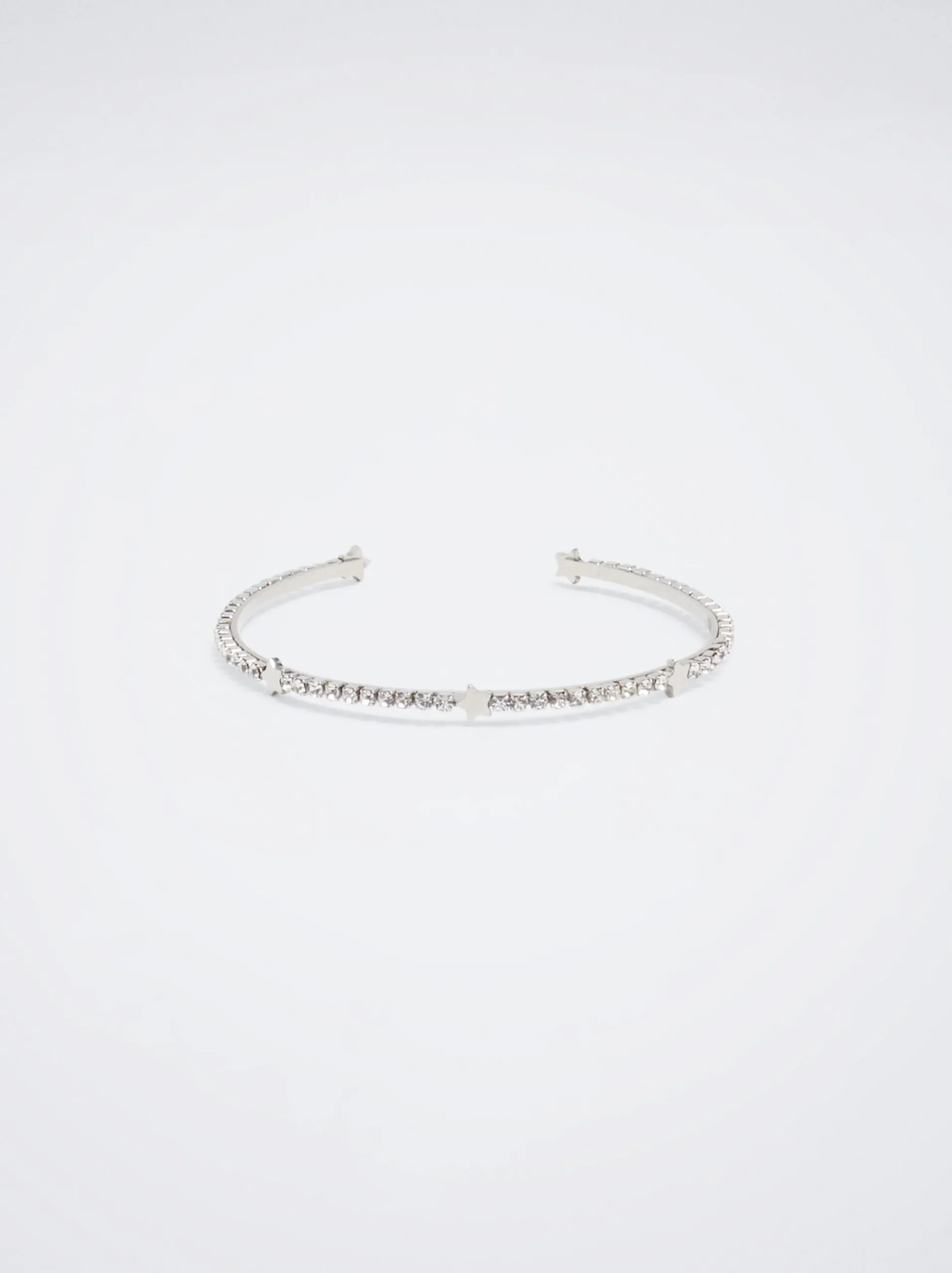 Steel Bracelet With Crystals|Parfois Shop