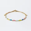 Steel Bracelet With Enamel|Parfois New