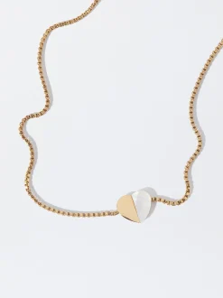 Steel Bracelet With Heart|Parfois Clearance