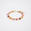 Steel Bracelet With Hearts|Parfois Cheap