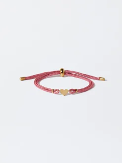 Steel Bracelet With Heart|Parfois Sale