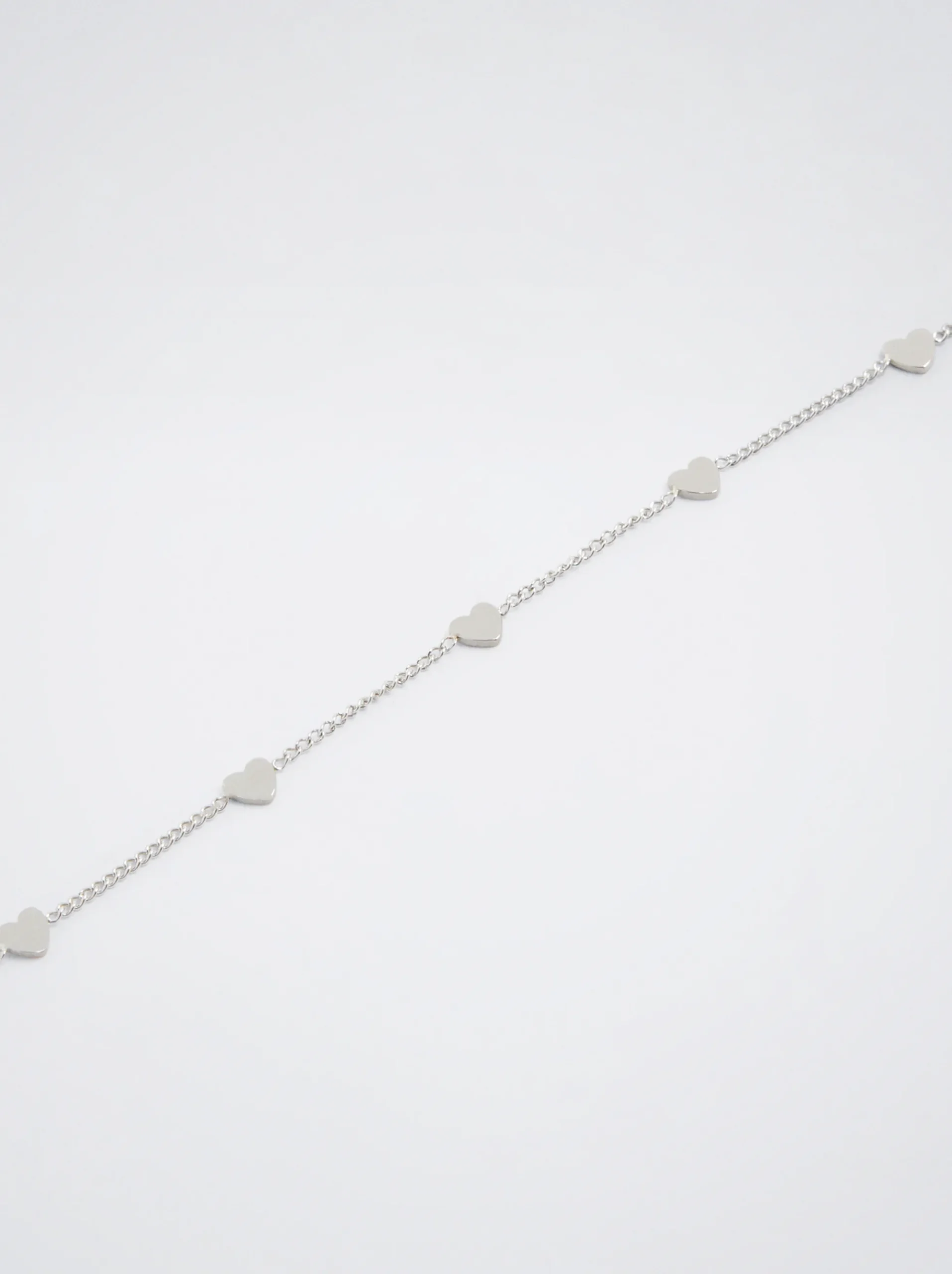 Steel Bracelet With Hearts|Parfois Discount