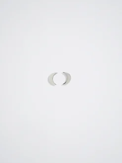 Steel Earrings With Moon|Parfois Online