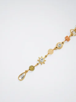 Steel Earrings With Semiprecious Stone|Parfois Outlet