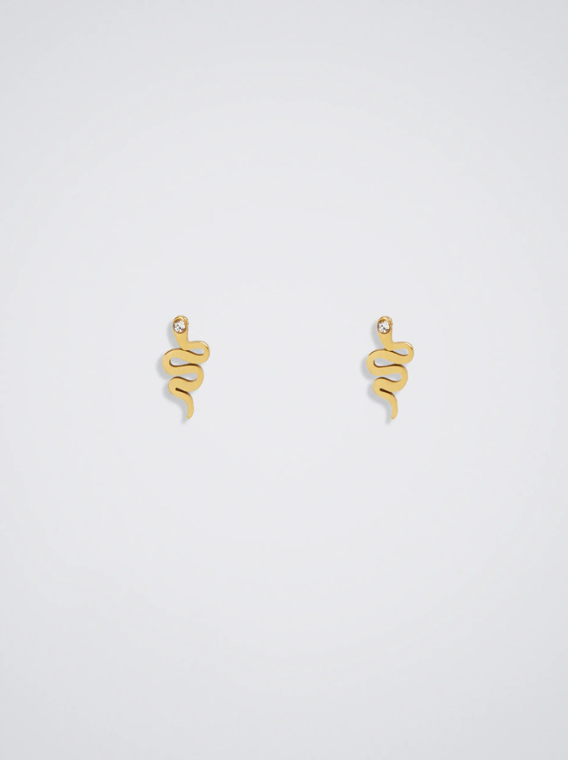 Steel Earrings With Snake|Parfois Store