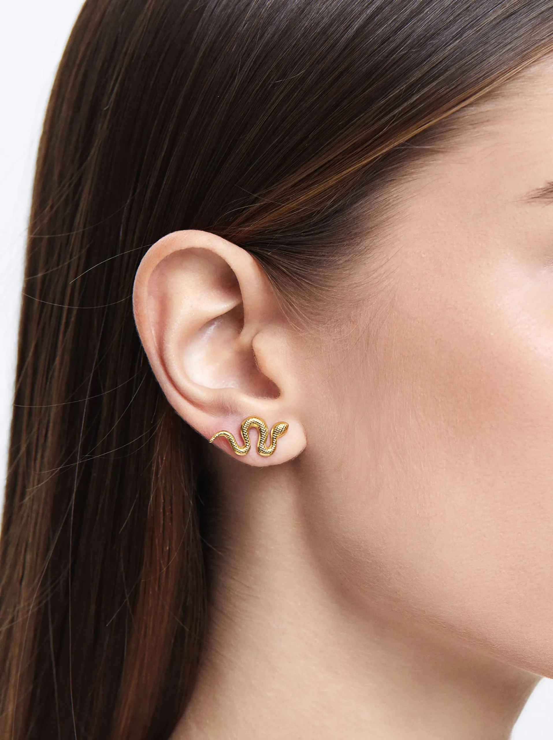 Steel Earrings With Snake|Parfois Clearance
