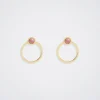 Steel Earrings With Stone|Parfois Cheap