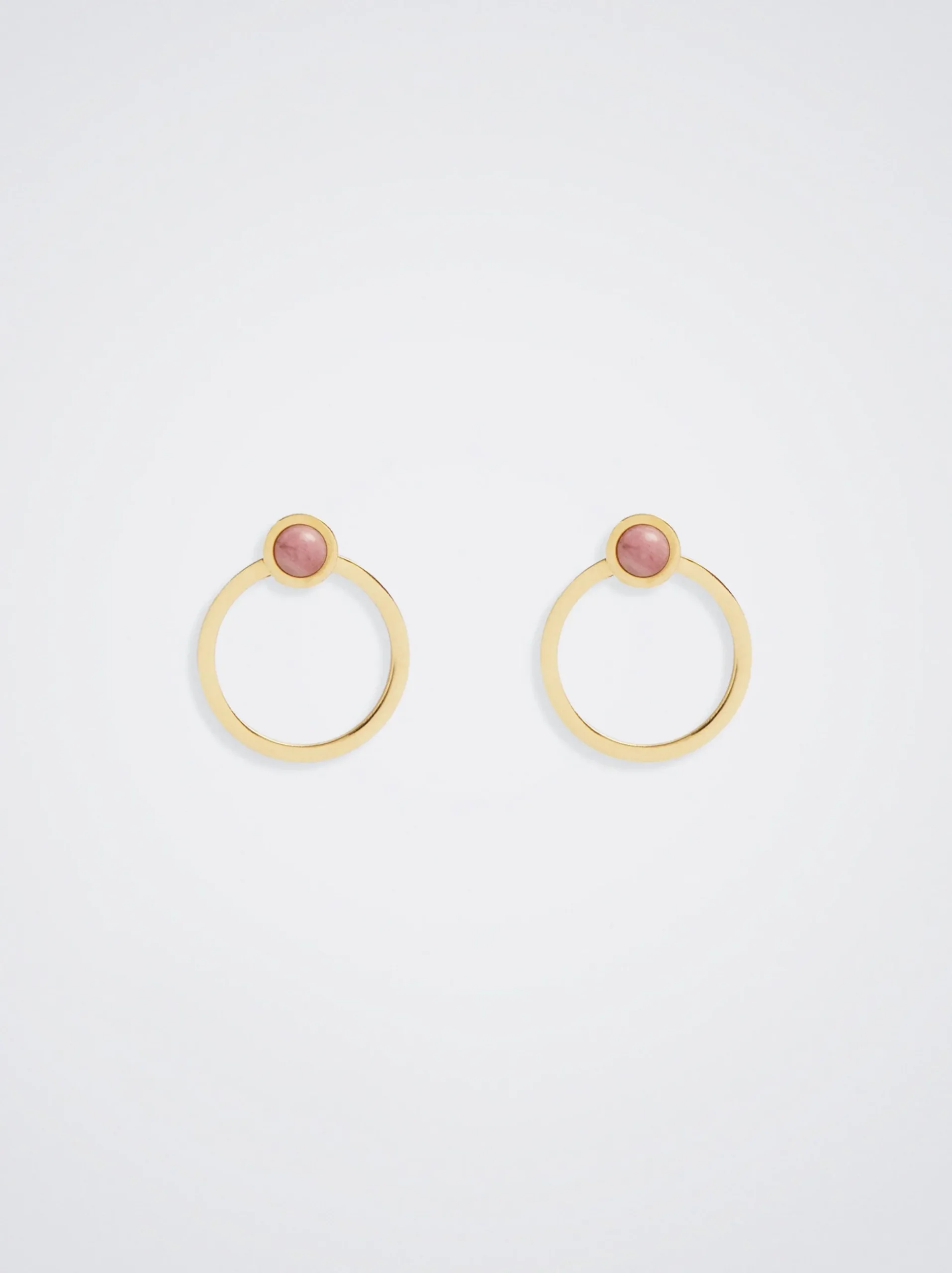 Steel Earrings With Stone|Parfois Cheap
