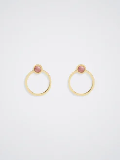 Steel Earrings With Stone|Parfois Shop
