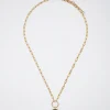 Steel Necklace With Eye|Parfois Sale