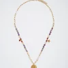 Steel Necklace With Semiprecious Stone|Parfois Best