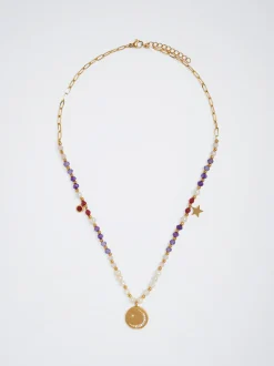 Steel Necklace With Semiprecious Stone|Parfois Best