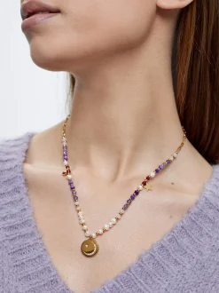 Steel Necklace With Semiprecious Stone|Parfois Best