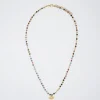 Steel Necklace With Semiprecious Stone|Parfois Shop