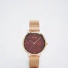 Steel Watch With World Map Case|Parfois Clearance
