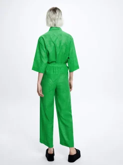Straight Jacquard Trousers|Parfois Fashion