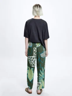 Straight Printed Pants|Parfois Outlet