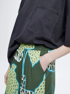 Straight Printed Pants|Parfois Outlet