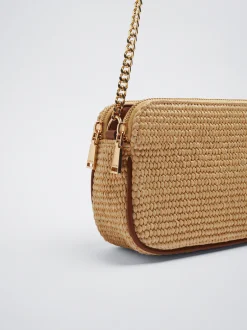 Straw Crossbody Bag|Parfois Outlet