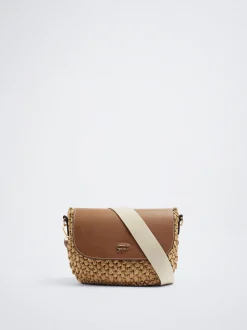 Straw Crossbody Bag|Parfois Clearance