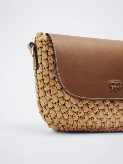 Straw Crossbody Bag|Parfois Clearance