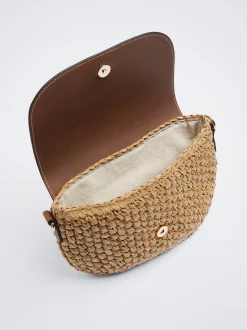 Straw Crossbody Bag|Parfois Clearance