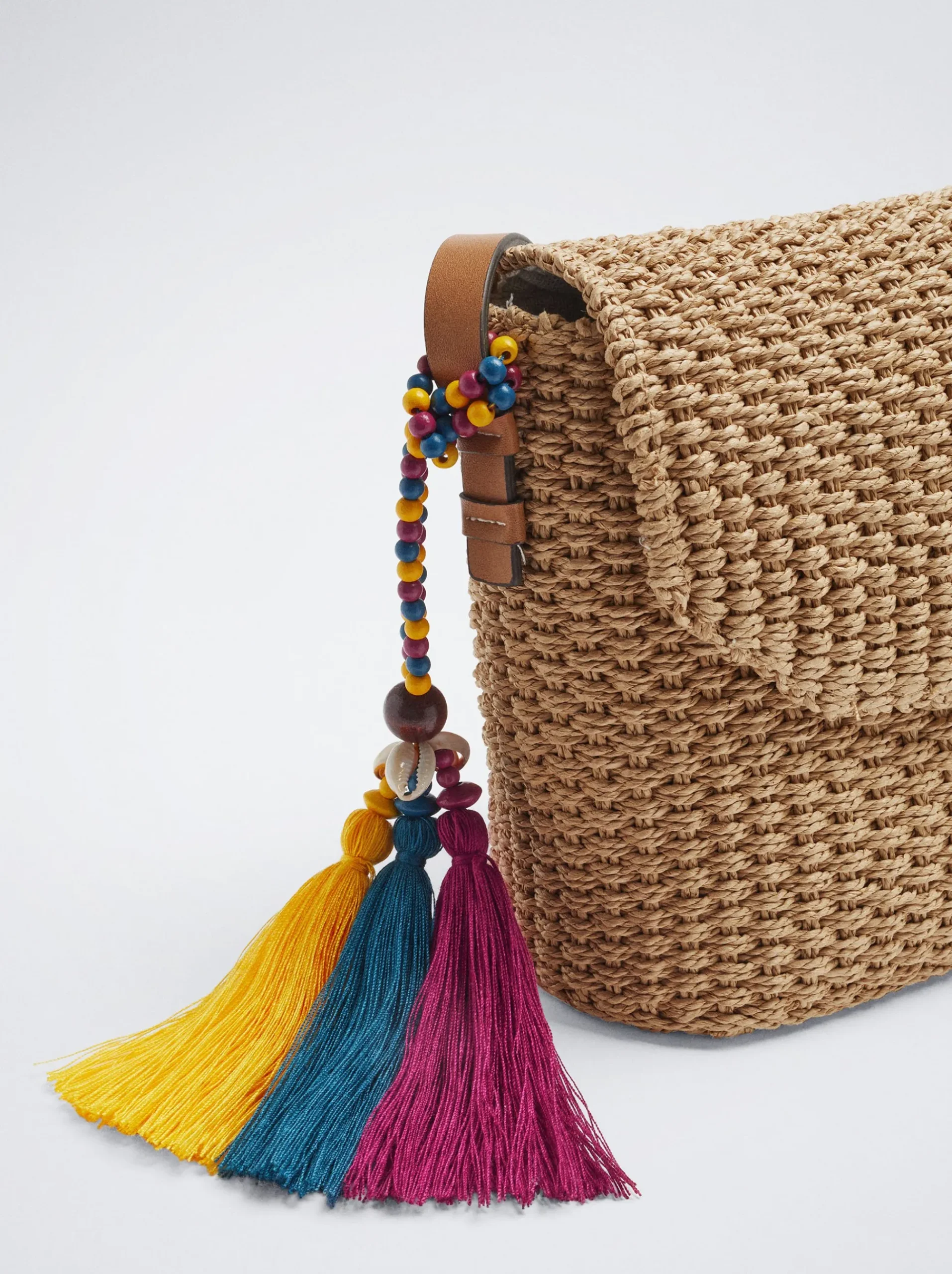 Straw Crossbody Bag|Parfois Sale
