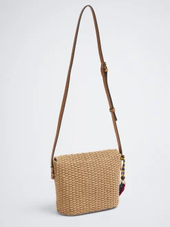 Straw Crossbody Bag|Parfois Sale