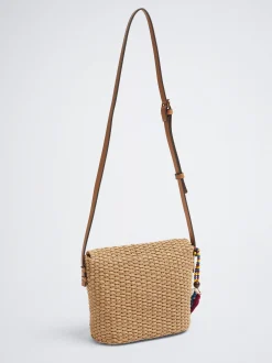 Straw Crossbody Bag|Parfois Flash Sale