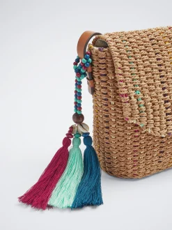 Straw Crossbody Bag|Parfois Clearance