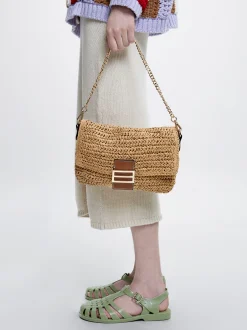 Straw Shoulder Bag|Parfois Cheap