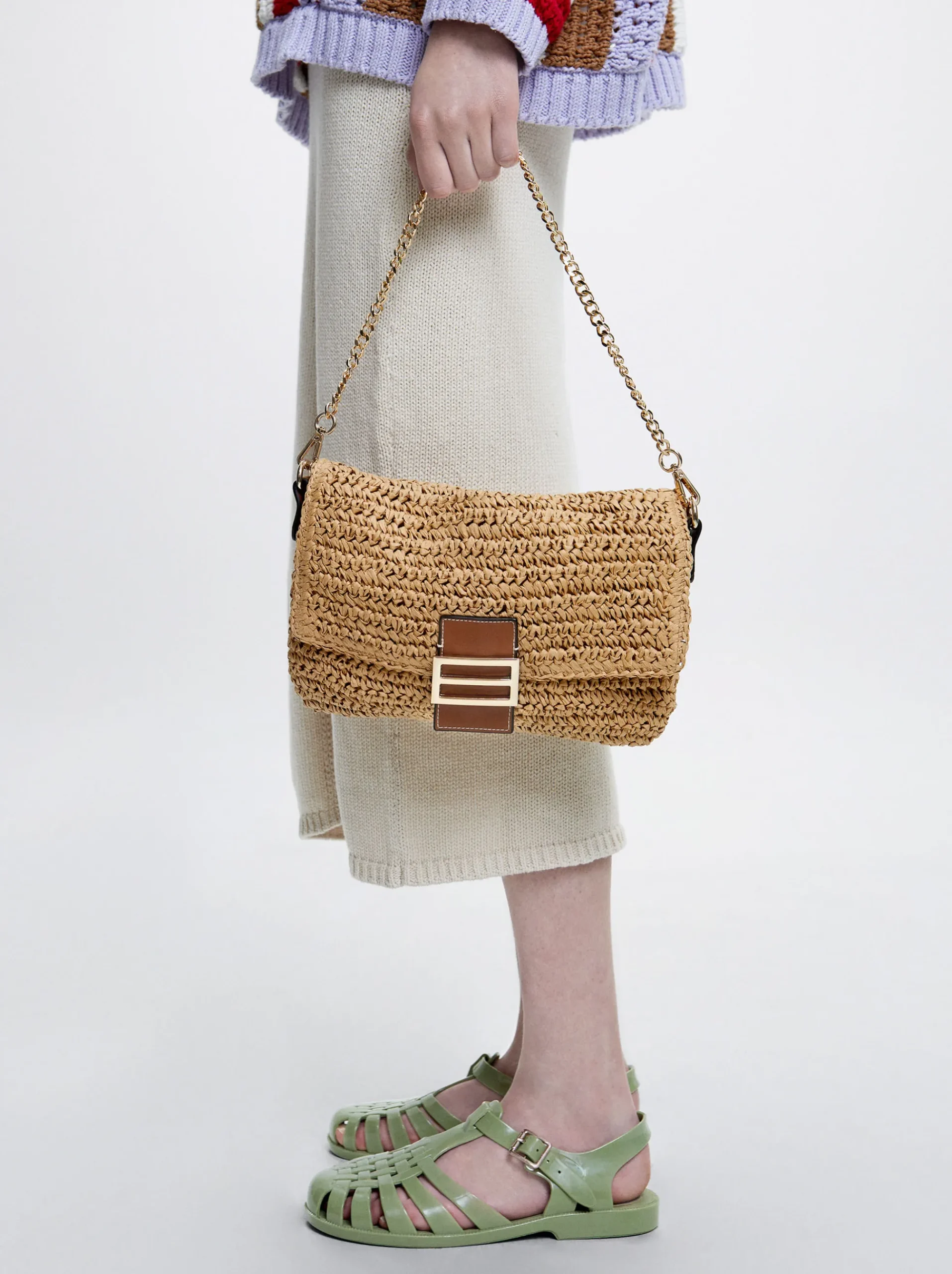 Straw Shoulder Bag|Parfois Cheap