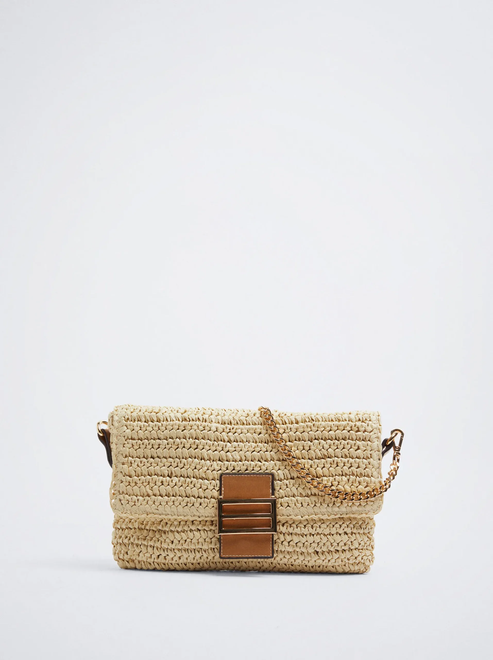 Straw Shoulder Bag|Parfois Sale