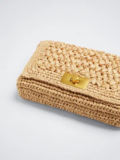 Straw Shoulder Bag|Parfois Sale