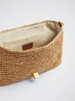 Straw Shoulder Bag|Parfois Sale