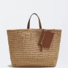 Straw Tote Bag With Pendant|Parfois Best Sale
