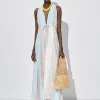 Striped Cotton Dress|Parfois Flash Sale