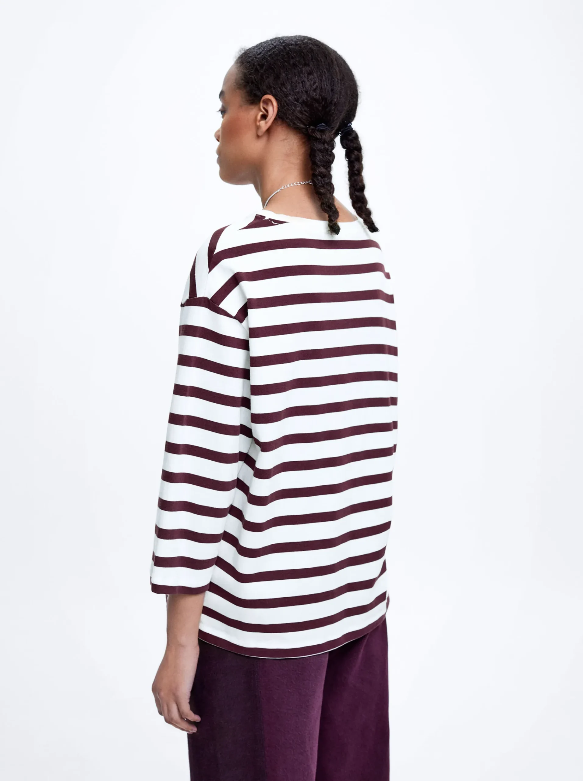 Striped Cotton T-Shirt|Parfois Store