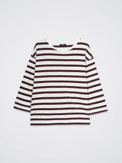 Striped Cotton T-Shirt|Parfois Store
