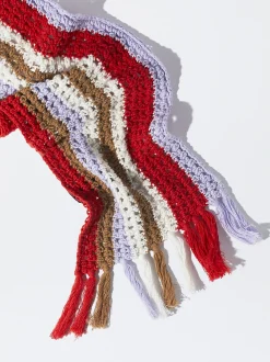 Striped Crochet Scarf|Parfois Shop