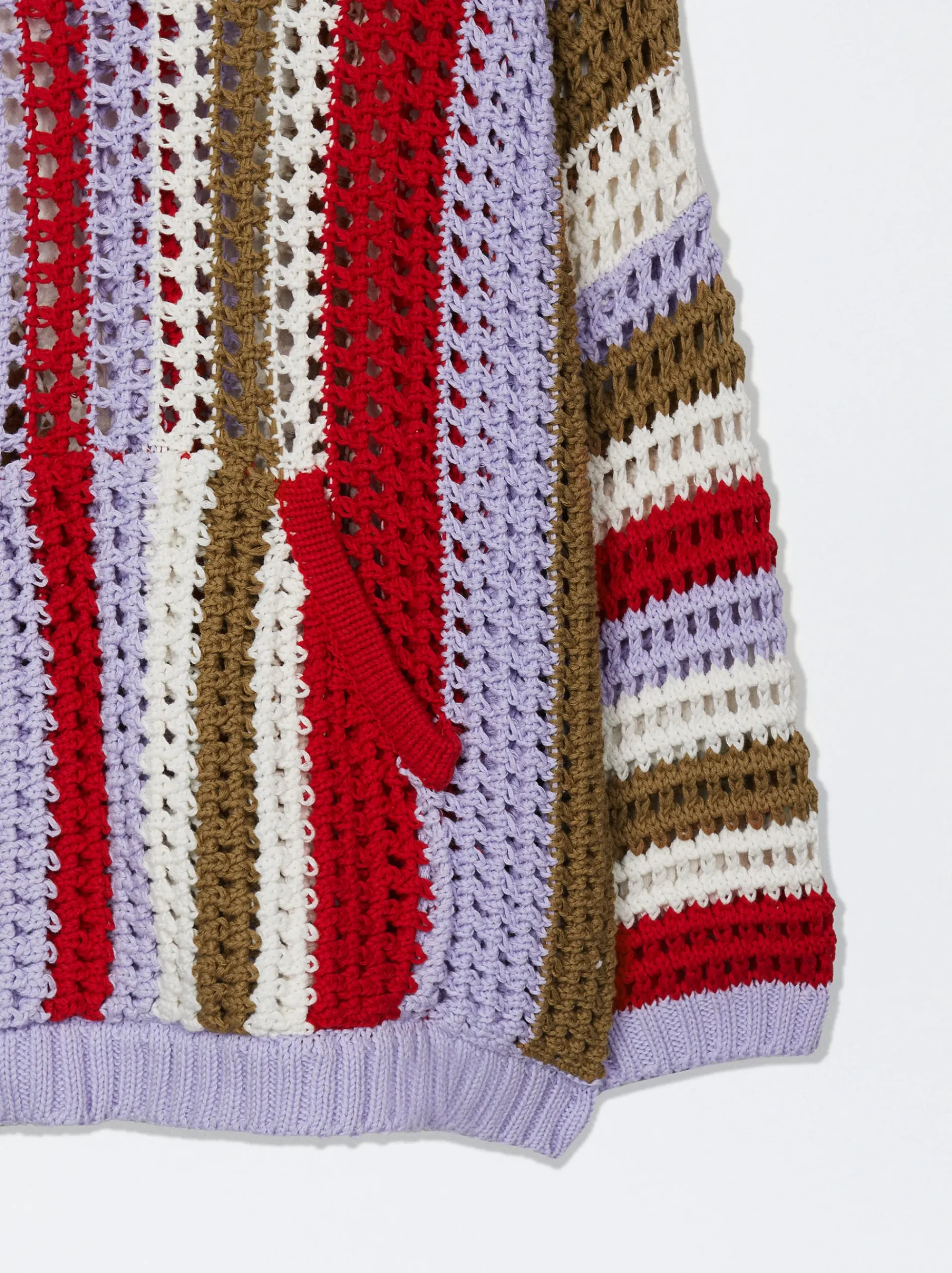 Striped Crochet Sweater|Parfois Store