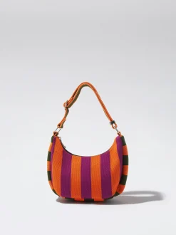 Striped Shoulder Bag|Parfois Shop